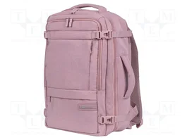 NATEC Sac à dos pour ordinateur portable CAMEL LITE rose 15,6 pouces
