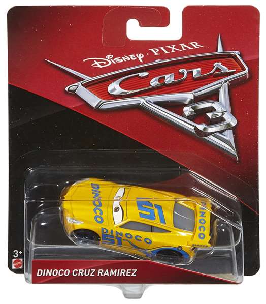Mattel - Voitures Miniatures Cars 3 - Modèles Assortis - Échelle 1:55 - Jouet pour Enfants à Partir de 3 Ans - Produit en Espagnol/Portugais