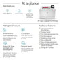 HP Color LaserJet Pro M454dw - Imprimante Laser Couleur, A4, WiFi, USB, Vitesse 28ppm, Résolution 600 x 600 dpi