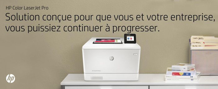 HP Color LaserJet Pro M454dw - Imprimante Laser Couleur, A4, WiFi, USB, Vitesse 28ppm, Résolution 600 x 600 dpi