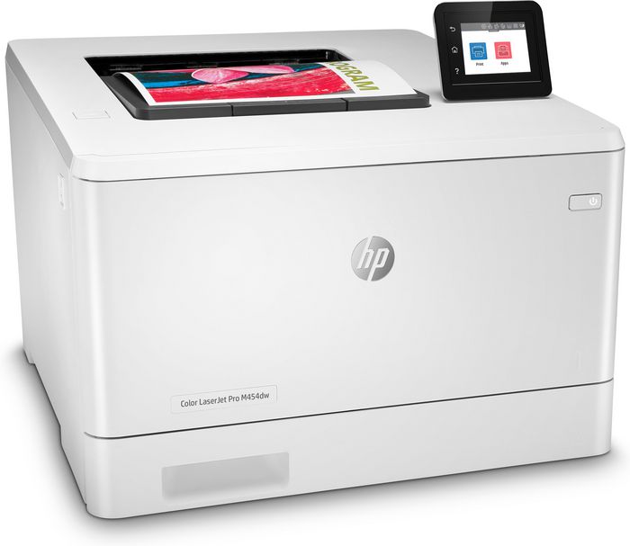 HP Color LaserJet Pro M454dw - Imprimante Laser Couleur, A4, WiFi, USB, Vitesse 28ppm, Résolution 600 x 600 dpi