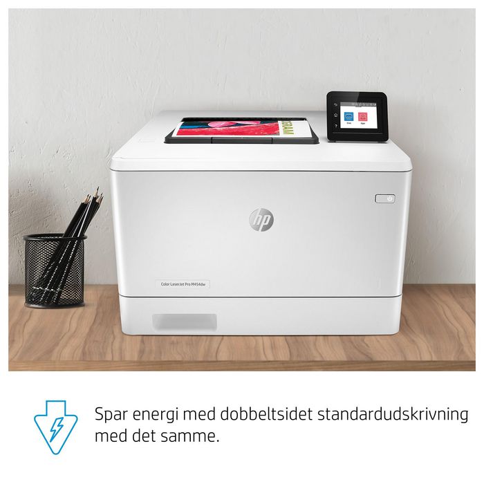 HP Color LaserJet Pro M454dw - Imprimante Laser Couleur, A4, WiFi, USB, Vitesse 28ppm, Résolution 600 x 600 dpi