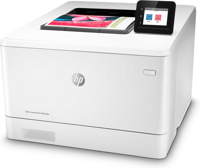 HP Color LaserJet Pro M454dw - Imprimante Laser Couleur, A4, WiFi, USB, Vitesse 28ppm, Résolution 600 x 600 dpi