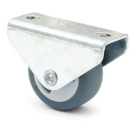 Q&Q Roue Nido Nipex, Bague Caoutchouc Gris, Diamètre 30mm, Hauteur 34mm