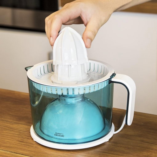Cecotec Zitrus Easy Basic Exprimidor Électrique 40 W, 1 L BPA-Free, Double Sens de Rotation