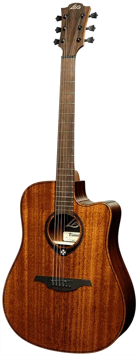 Lag Guitare Acoustique Dreadnought Cutaway A/E Tramontane 98 - Caoba - Table Massif Caoba - Finition Brillante Naturelle Lag Guitare Acoustique Dreadnought Cutaway A/E Tramontane 98 - Caoba - Table Massif Caoba - Finition Brillante Naturelle