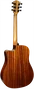 Lag Guitare Acoustique Dreadnought Cutaway A/E Tramontane 98 - Caoba - Table Massif Caoba - Finition Brillante Naturelle