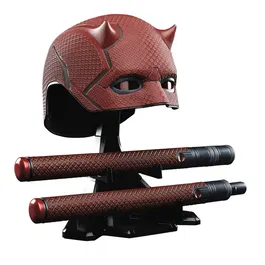 Hasbro Marvel Legends Series - Casque et Matraque de Cosplay Premium Daredevil - Collection Adulte - À Partir de 14 ans