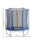 Ociotrends Trampoline Bleu/gris 182 cm avec filet