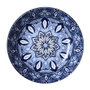 Home Deco Factory Assiette creuse Jaipur bleu 20 cm