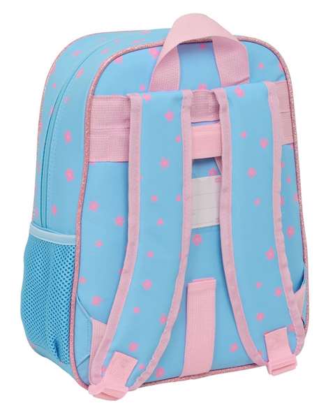Safta Mochila adapt.carro Stitch 'Happy' 26x34x11 cm - Sac à dos enfant - Dès 3 ans