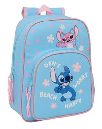 Cartable Lilo & Stitch Happy Bleu ciel 26 x 34 x 11 cm