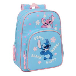 Cartable Lilo & Stitch Happy Bleu ciel 26 x 34 x 11 cm