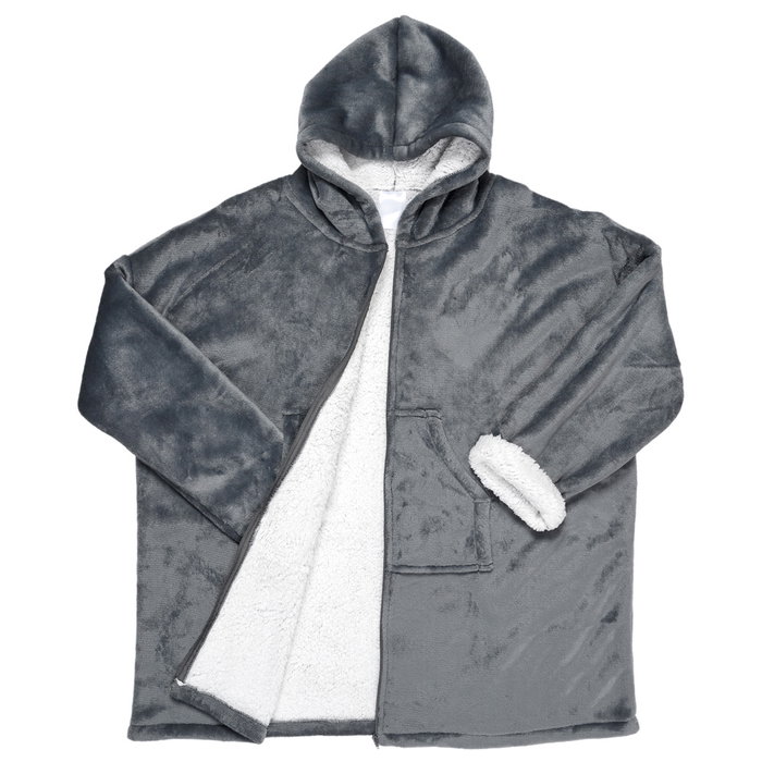 Home Deco Factory Sudadera avec poche et capuche SWEAT PLAID