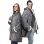 Home Deco Factory Sudadera avec poche et capuche SWEAT PLAID