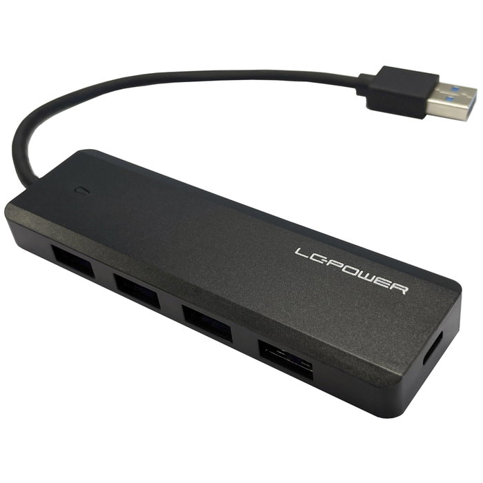 LC-Power LC-HUB-U3-4-V2 Hub USB 4 ports USB-A noir