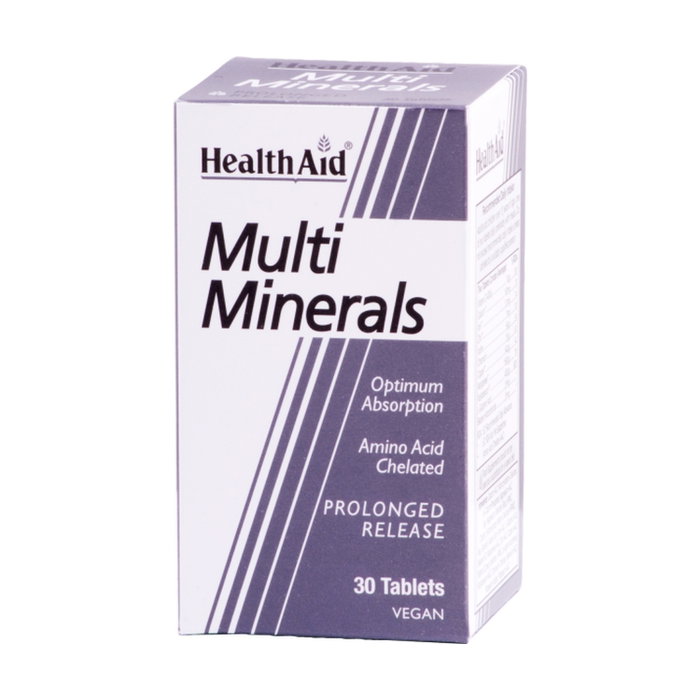 HEALTHAID Multiminerales 30 comprimés HEALTHAID Multiminerales 30 comprimés