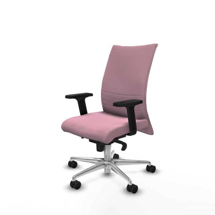 Piqueras Y Crespo Chaise de bureau Albacete confidente, mécanisme synchrone, Rose Piqueras Y Crespo Chaise de bureau Albacete confidente, mécanisme synchrone, Rose