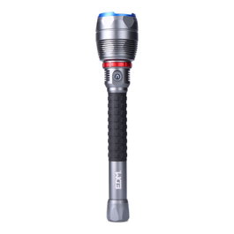 Edm Lampe torche LED rechargeable longue portée 23000 lm 6500K 5 modes IP67 powerbank avec câble USB-C et étui