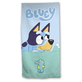 MOOSE - Toalie en microfibre Bluey pour enfants, 70x140 cm