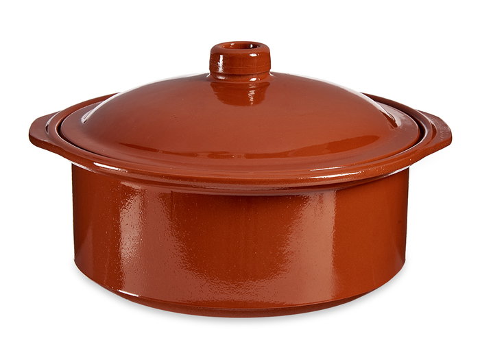 La Dehesa Cocotte 4,5 L en terre cuite couleur miel – 33 x 17,5 x 30,5 cm (Set de 2)