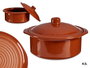 La Dehesa Cocotte 4,5 L en terre cuite couleur miel – 33 x 17,5 x 30,5 cm (Set de 2)