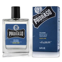 PRORASO Azur Lime Colonia Para Barba 100 Ml - Eau de Cologne Barbe 100 ml Azur Lime