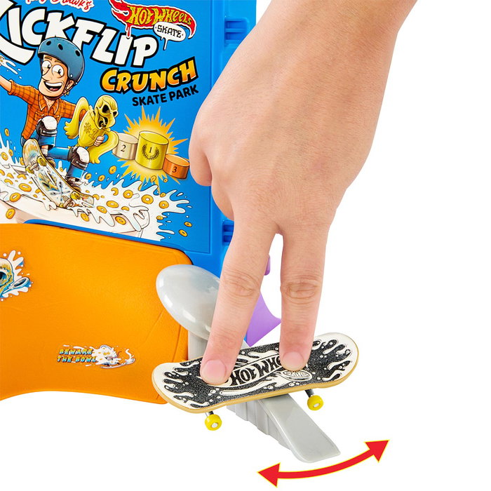 Hot Wheels Skate - Kit de planche à roulettes Tony Hawk avec bol à céréales et accessoires - HTP09 Mattel