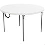 Table Piable Lifetime Blanc 122 x 73,5 x 122 cm Acier Plastique