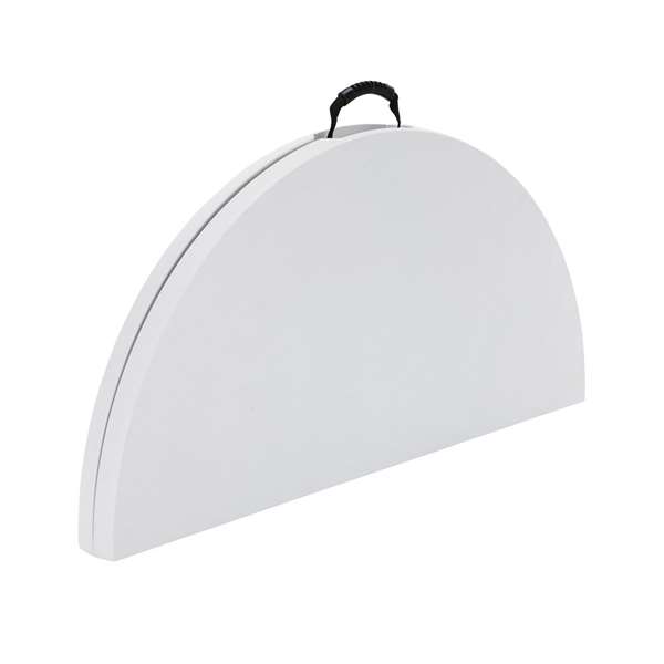 Color Baby Table ronde pliable en deux blanche 122 x 73 cm Lifetime - Materiau Acier et Plastique - A partir de 3 ans