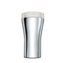 Alessi GIA24 Caffa - Mug de voyage isotherme en acier inoxydable 18/10 de Giulio Iacchetti - Blanc
