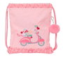 Safta Moos Sac réutilisable plat recyclé passion 35 x 40 x 1 cm