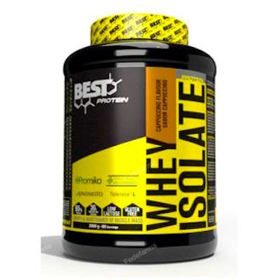 Best Protein Whey Isolate Capuchino 2000Gr - Protéine de lactosérum isolée, saveur cappuccino Best Protein Whey Isolate Capuchino 2000Gr - Protéine de lactosérum isolée, saveur cappuccino