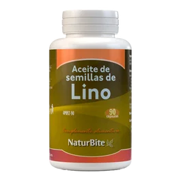 NATURBITE Huile de graines de lin 1000 mg, 90 perles