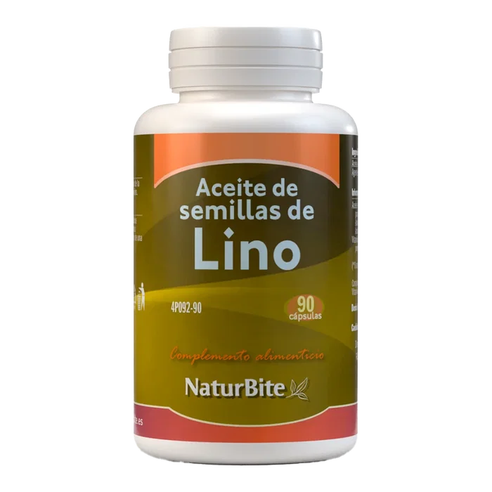 NATURBITE Huile de Graines de Lin 1000 mg 90 Perles NATURBITE Huile de Graines de Lin 1000 mg 90 Perles
