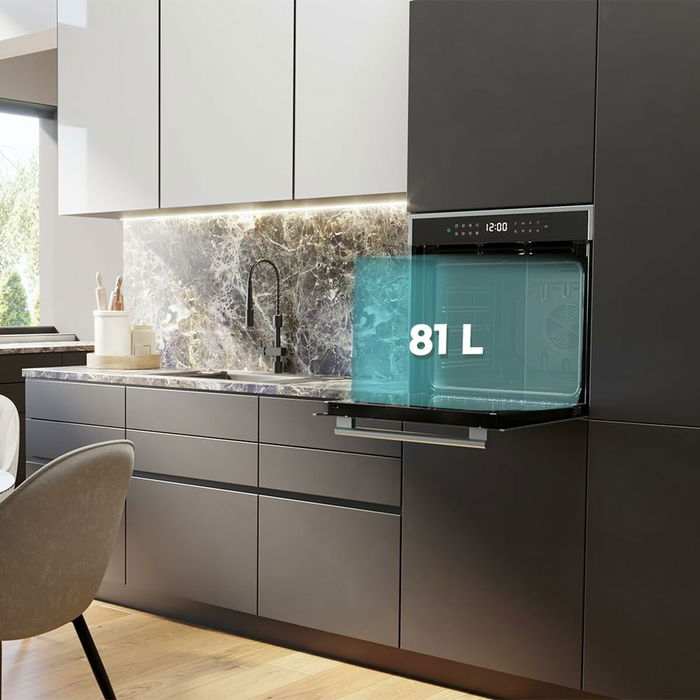 Four à pyrolyse Cecotec Bolero Hexa P506000 Edge 3400 W 2900 W 80 L