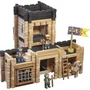 Jeujura - Château Fort et Catapulte - Jeu de construction en bois avec 270 pièces, notice de montage, tapis de jeu et accessoires - Valisette - À partir de 5 ans