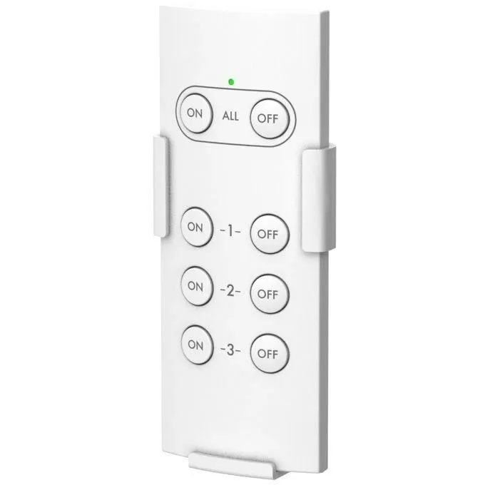 GAO Prise télécommandée extérieure - Pack de 2 prises IP44 avec télécommande - Portée 30 m - 230 V - Noir - 433.92 MHz GAO Prise télécommandée extérieure - Pack de 2 prises IP44 avec télécommande - Portée 30 m - 230 V - Noir - 433.92 MHz