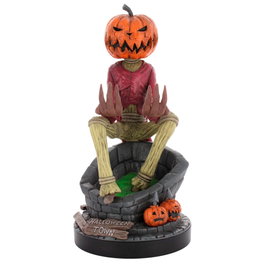 Exquisite Gaming Support de câble Pumpkin King en résine 20 cm - Compatible PS5, Xbox Series et iPhone