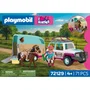 Playmobil I love horses 72129 Véhicule avec remorque à chevaux