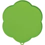 Catit Tapis de Protection pour Fontaine ou Gamelle Chat - Silicone Antidérapant - Forme Fleur - Vert