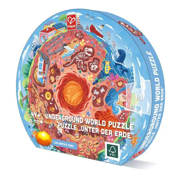 Hape Puzzle Mundo Subterráneo