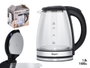 Argon Bouilloire en verre borosilicate avec LED, 1,8 L, 22x23x16 cm (Set de 6)
