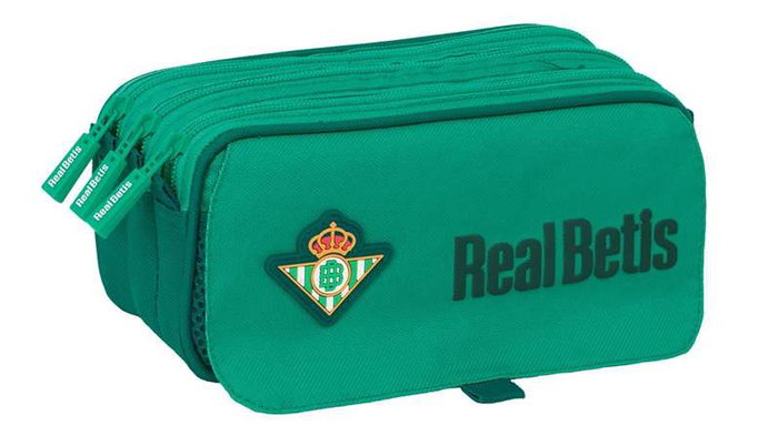 Safta Portatodo Triple Big - Porte-tout triple avec réservoir d'eau Real Betis Balompié - 21,5 x 10 x 8 cm - A partir de 3 ans Safta Portatodo Triple Big - Porte-tout triple avec réservoir d'eau Real Betis Balompié - 21,5 x 10 x 8 cm - A partir de 3 ans