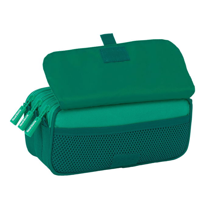 Trousse Fourre-Tout Triple Real Betis Balompié Vert 21,5 x 10 x 8 cm Trousse Fourre-Tout Triple Real Betis Balompié Vert 21,5 x 10 x 8 cm