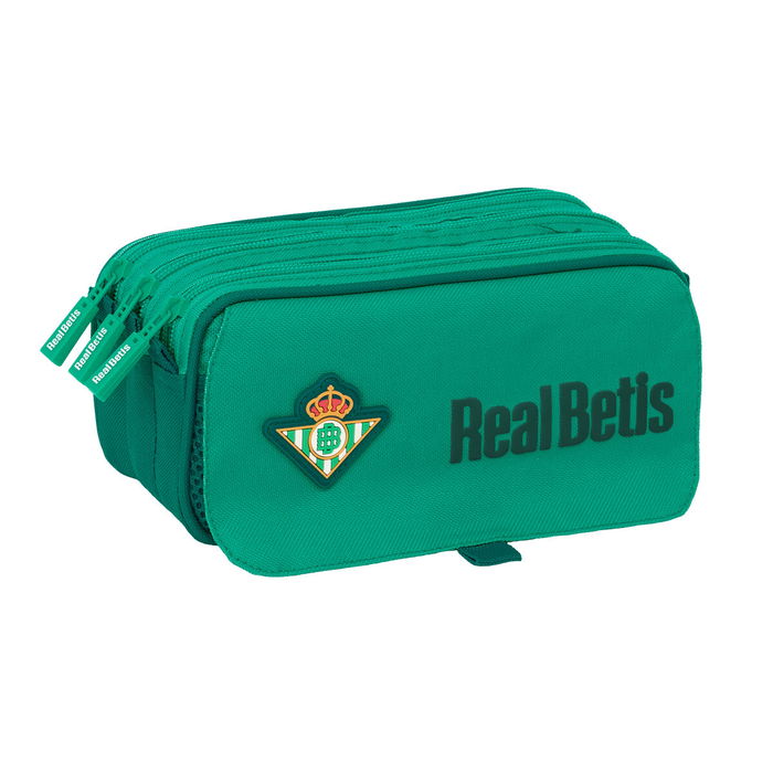 Trousse Fourre-Tout Triple Real Betis Balompié Vert 21,5 x 10 x 8 cm Trousse Fourre-Tout Triple Real Betis Balompié Vert 21,5 x 10 x 8 cm