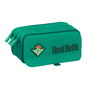 Trousse Fourre-Tout Triple Real Betis Balompié Vert 21,5 x 10 x 8 cm