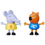 Hasbro Peppa Pig - Figurines Peppa et ses amis F6413 - Jeu de collection avec design unique sur t-shirt - Jouet enfant +3 ans