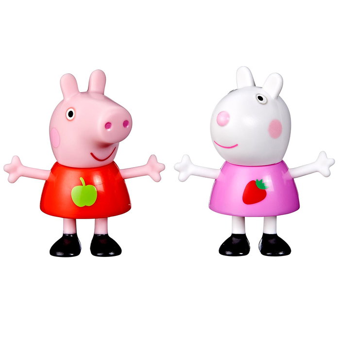 Hasbro Peppa Pig - Figurines Peppa et ses amis F6413 - Jeu de collection avec design unique sur t-shirt - Jouet enfant +3 ans