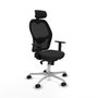 Piqueras y Crespo Chaise de Bureau 1D086N2 Noir